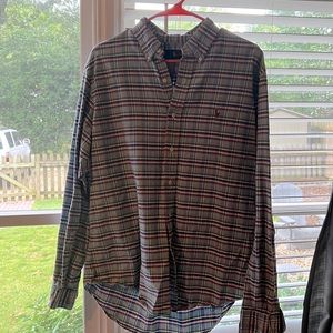 Plaid Ralph Lauren Polo, size L.